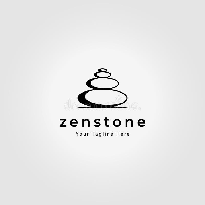 Zen Stone Logo Stock Illustrations – 1,559 Zen Stone Logo Stock ...