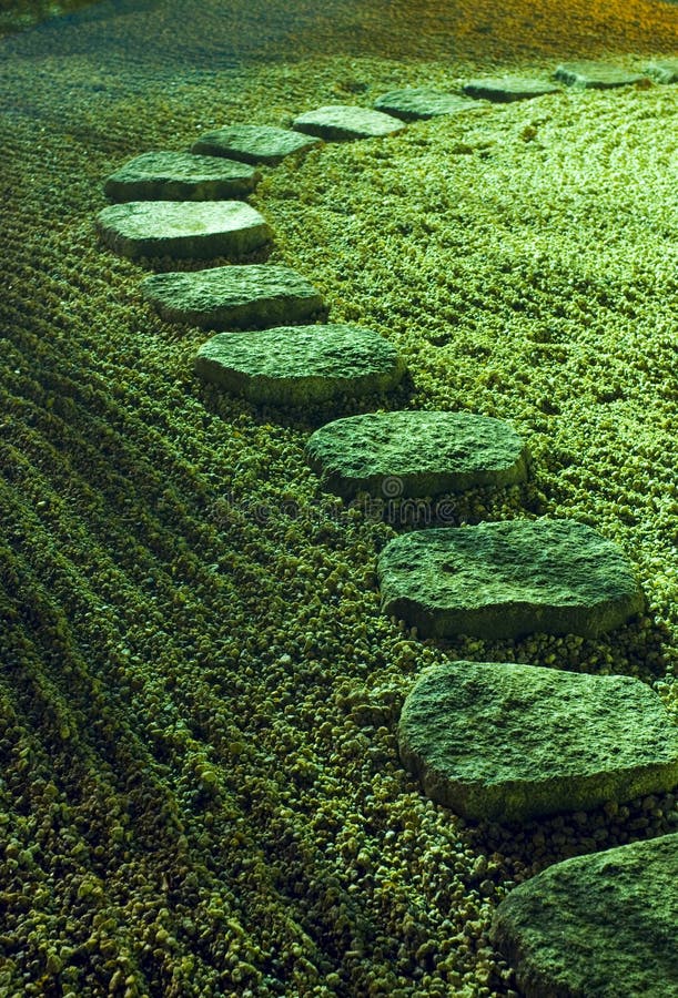 Zen stone path