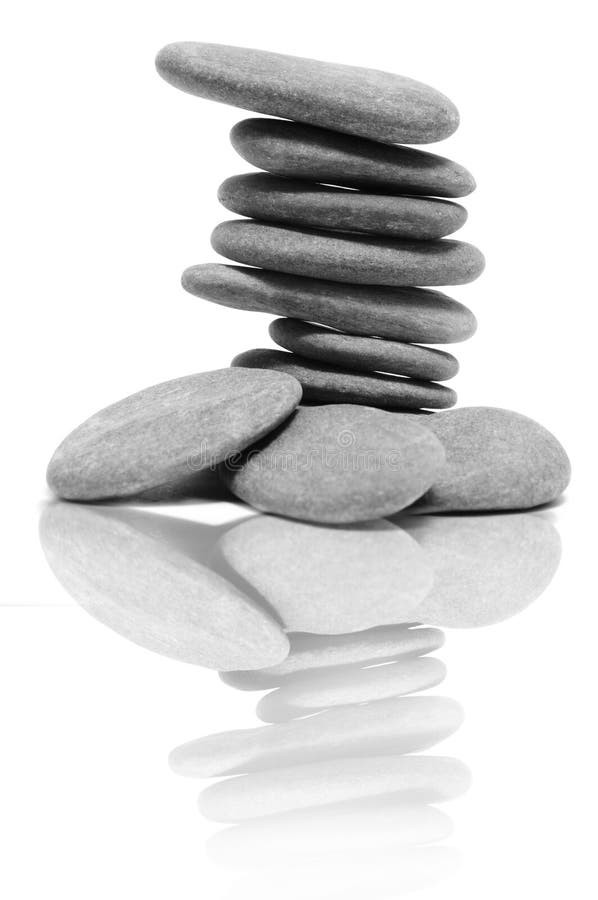 Stacked rocks stock photo. Image of stone, tranquil, tranquility 22626002