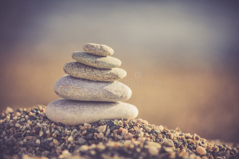 Zen stones on the beach royalty free stock images Zen stones on the beach royalty free stock images