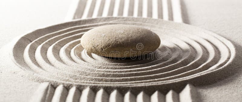 Zenconcept voor doelvoltooiing stock afbeelding Zenconcept voor doelvoltooiing stock afbeelding