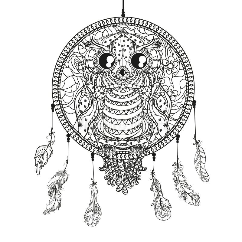 Zentangle de conception Schéma illustration de vecteur Zentangle de conception Schéma illustration de vecteur