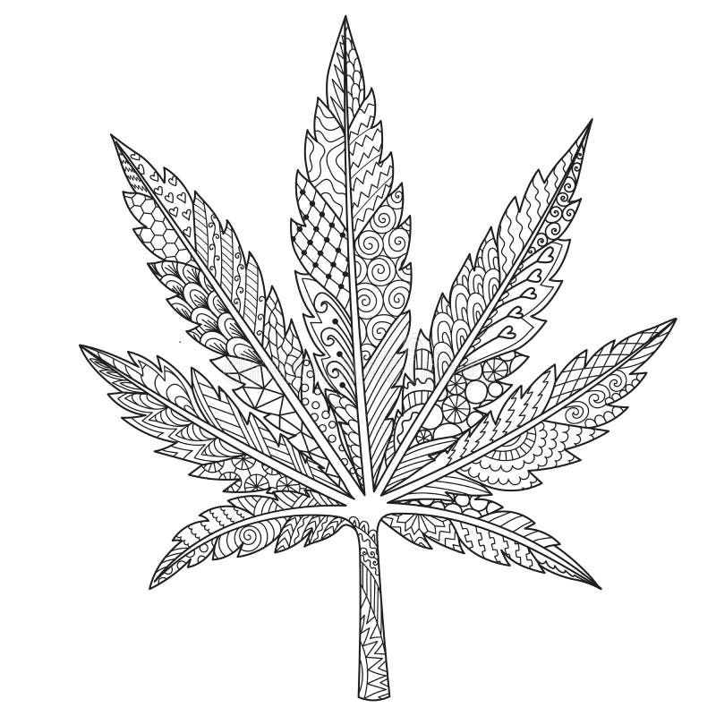 Download Free Svg Marijuana Pot Leaf Zentangle