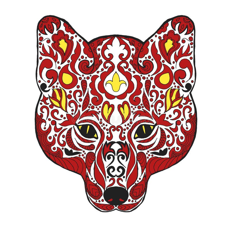 Tribal Fox Animals Paint By Numbers 