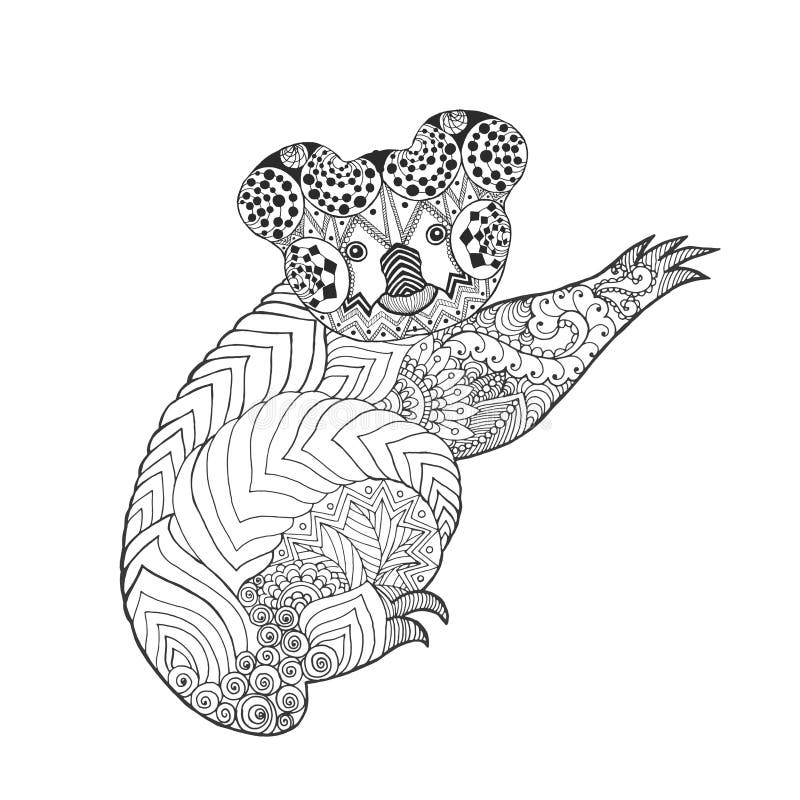 Zentangle Koala Stock Illustrations – 67 Zentangle Koala Stock  Illustrations, Vectors & Clipart - Dreamstime