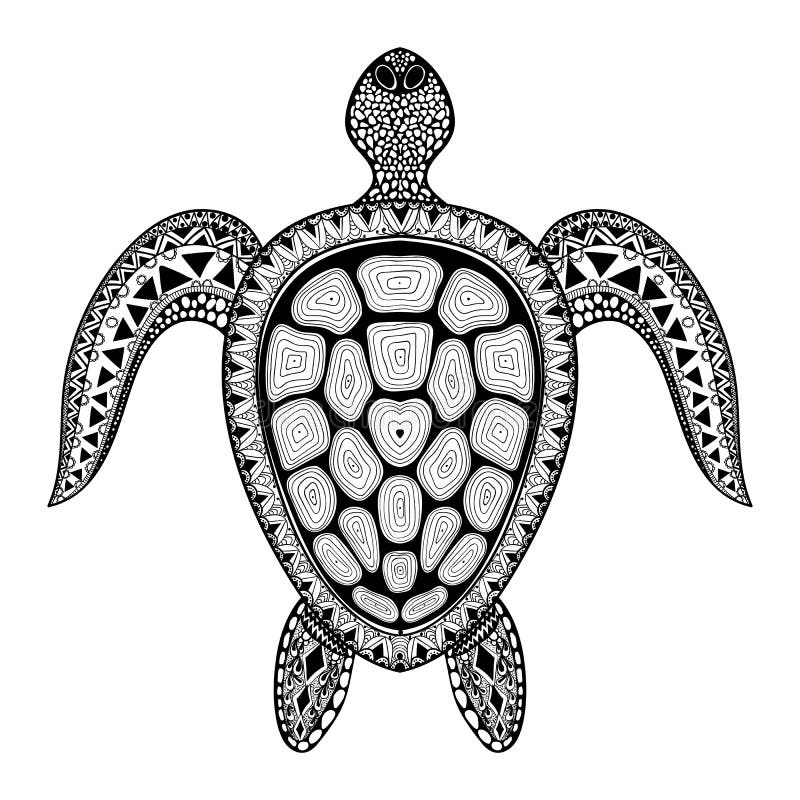 INSTANT DOWNLOAD Coloring Page Simple Turtle Zentangle Inspired, Doodle  Art, Printable -  New Zealand