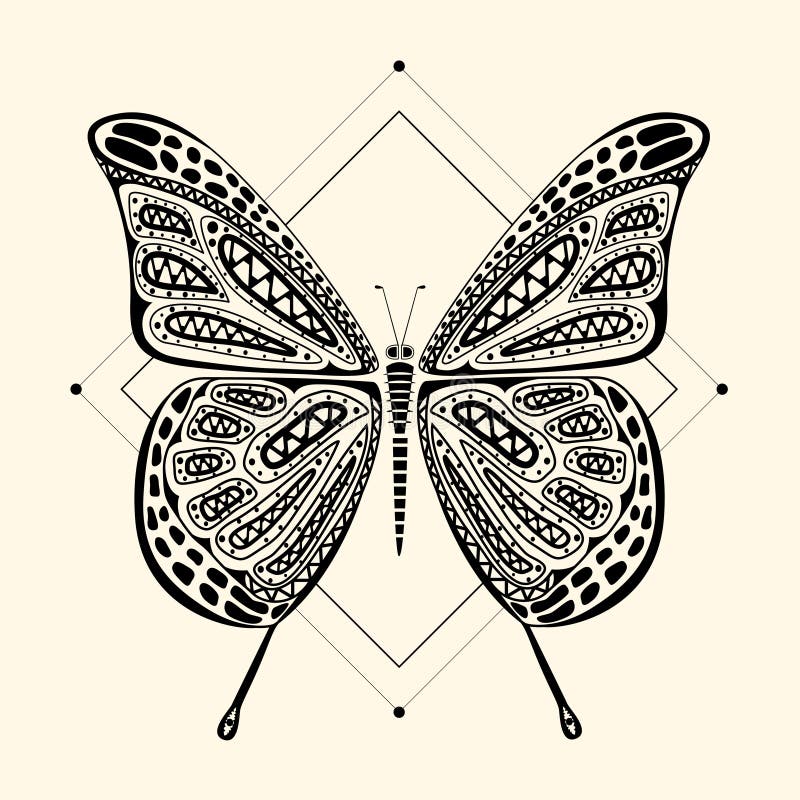 zentangle бабочки бесплатная иллюстрация zentangle бабочки бесплатная иллюстрация