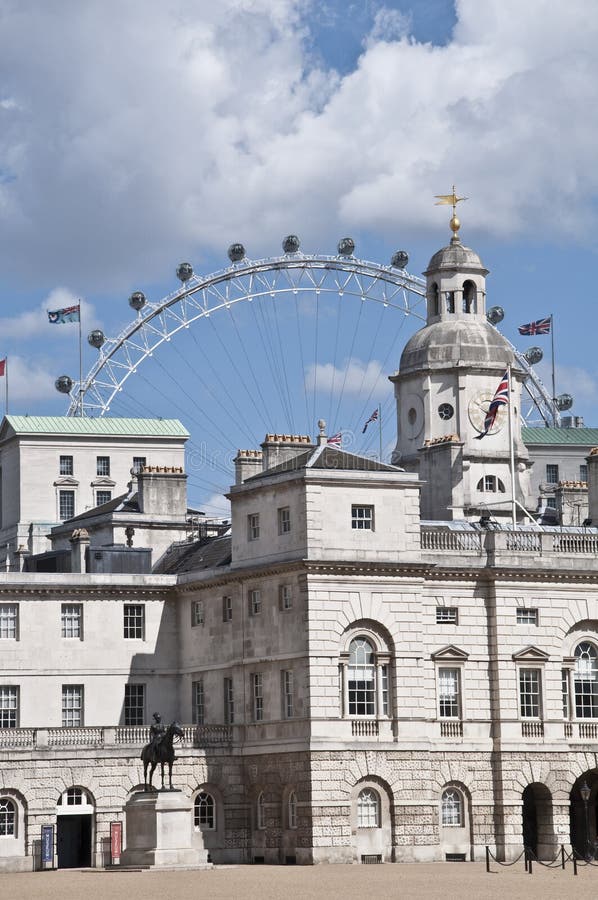 Zentrales London u. das Auge lizenzfreie stockbilder Zentrales London u. das Auge lizenzfreie stockbilder