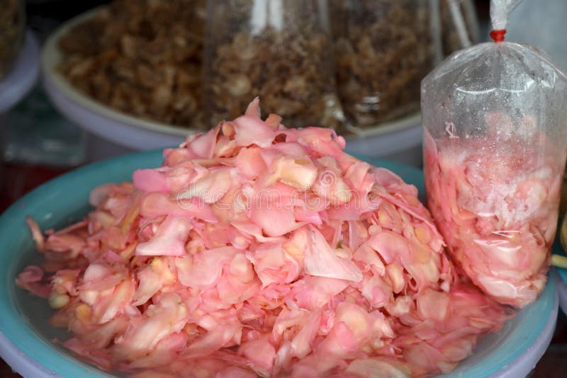 Zenzero sottaceto fotografie stock