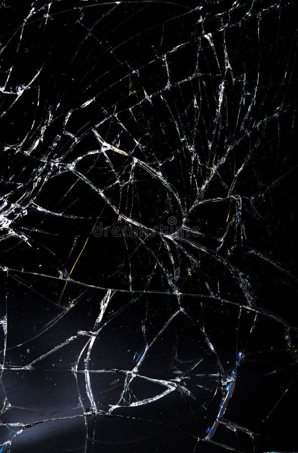 Zerbrochenes Glas Stockfoto Bild Von Digt Schwarzes 6364