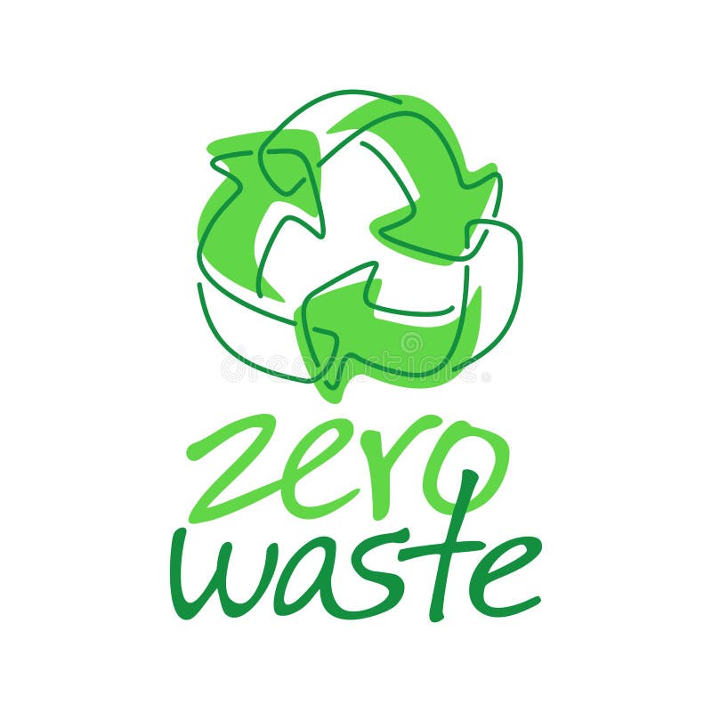Zero Waste Icon - Reusable Technology Stock Vector - Illustration of ...