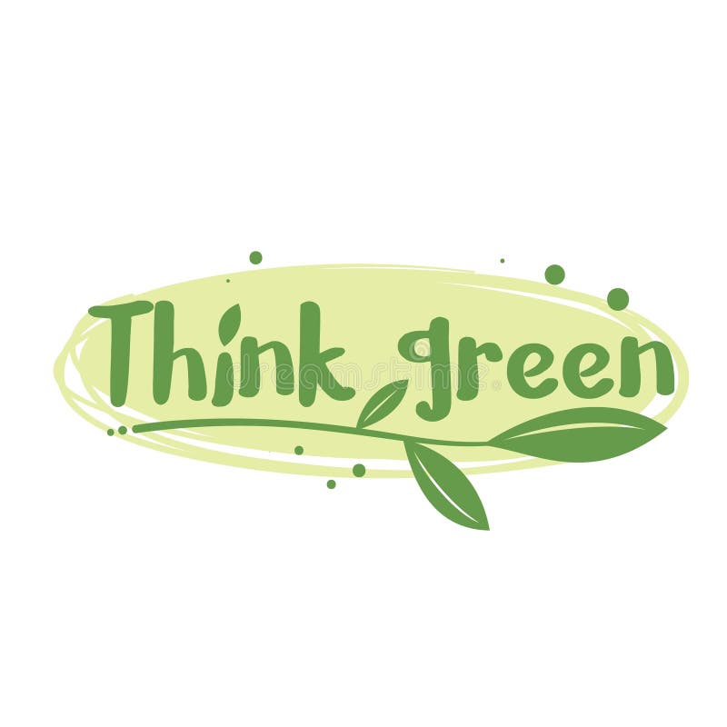 Zero Waste Sticker stock illustration