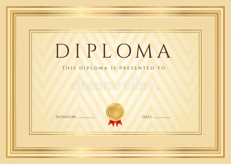 Zertifikat-/Diplomhintergrund (Schablone). Feld stock abbildung Zertifikat-/Diplomhintergrund (Schablone). Feld stock abbildung
