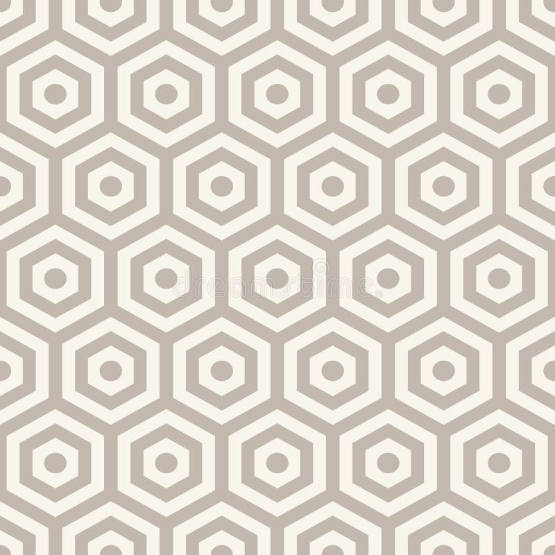 Naadloos zeshoekpatroon royalty-vrije illustratie