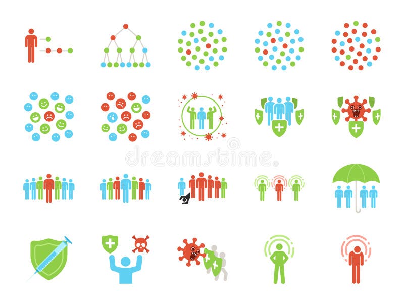 Vector and illustration: Herd immunity icon set. Included icons as CommunityÂ immunity, coronavirus, covid-19, immune,Â people, epidemiological and more. Vector and illustration: Herd immunity icon set. Included icons as CommunityÂ immunity, coronavirus, covid-19, immune,Â people, epidemiological and more.