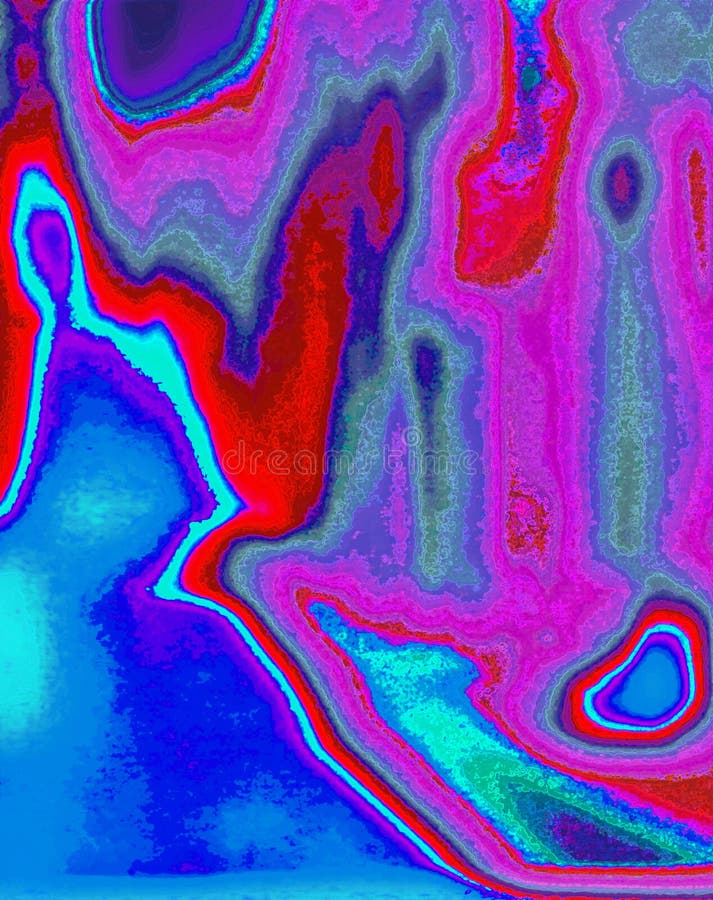 Zestful Dynamic Abstract of refined Colors stock illustration