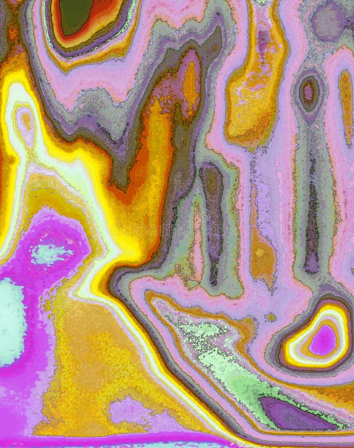 Zestful Dynamic Abstract of refined Colors stock illustration