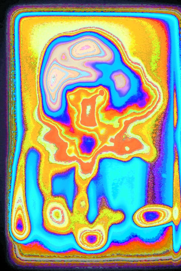 Sorcerous Dynamic Abstract royalty free illustration