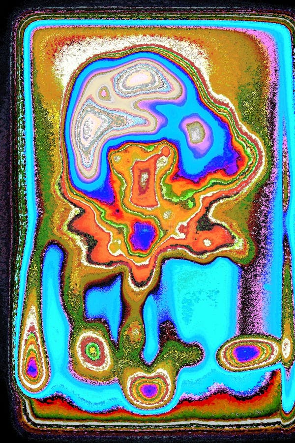 Sorcerous Dynamic Abstract stock illustration