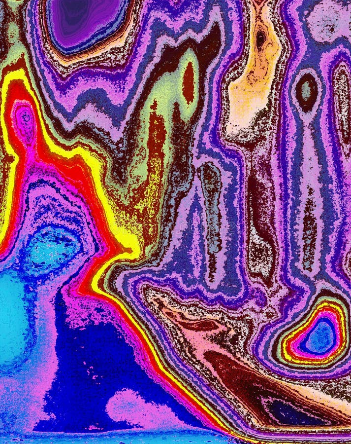 Zestful Dynamic Abstract of refined Colors royalty free illustration