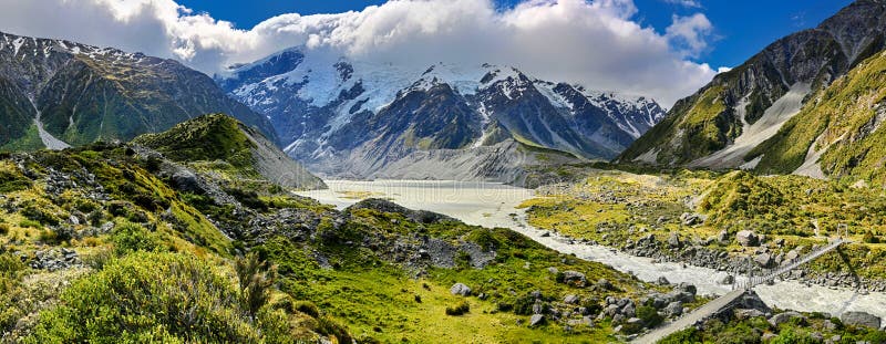Zet Cook National Park - Nieuw Zeeland op stock fotografie Zet Cook National Park - Nieuw Zeeland op stock fotografie