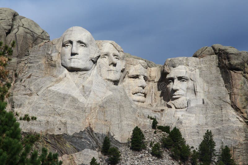 Zet Rushmore op stock afbeelding Zet Rushmore op stock afbeelding