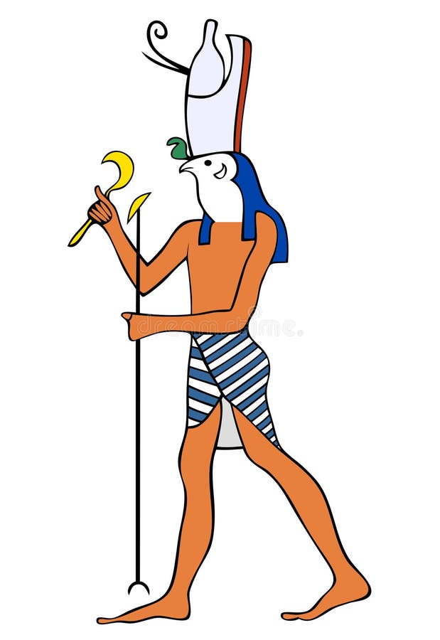 Zeul Egiptului Antic royalty free illustration