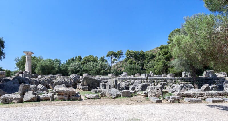 Zeus Temple Olympia Greece