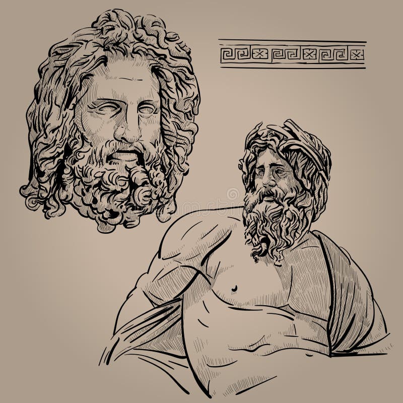zeus Κύριος Olympus Θεός του ουρανού, της αστραπής, της βροντής, του νόμου, της τάξης, και της δικαιοσύνης Ψηφιακό διάνυσμα σχεδί διανυσματική απεικόνιση zeus Κύριος Olympus Θεός του ουρανού, της αστραπής, της βροντής, του νόμου, της τάξης, και της δικαιοσύνης Ψηφιακό διάνυσμα σχεδί διανυσματική απεικόνιση
