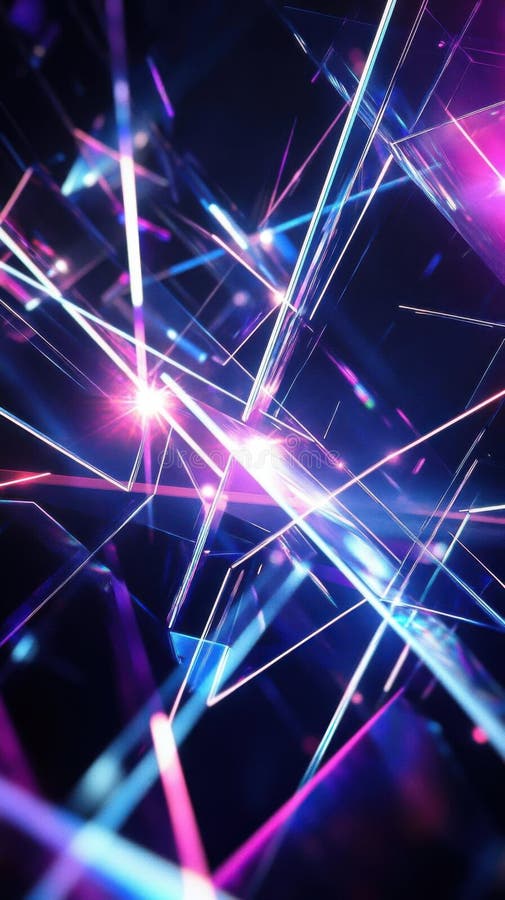 Zgłębianie żywych neonów kształtuje i wyznacza cyfrową drogę sztuki ilustracja wektor