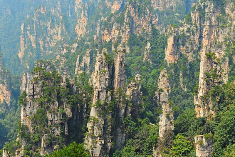 Zhangjiajie natural scenery royalty free stock image