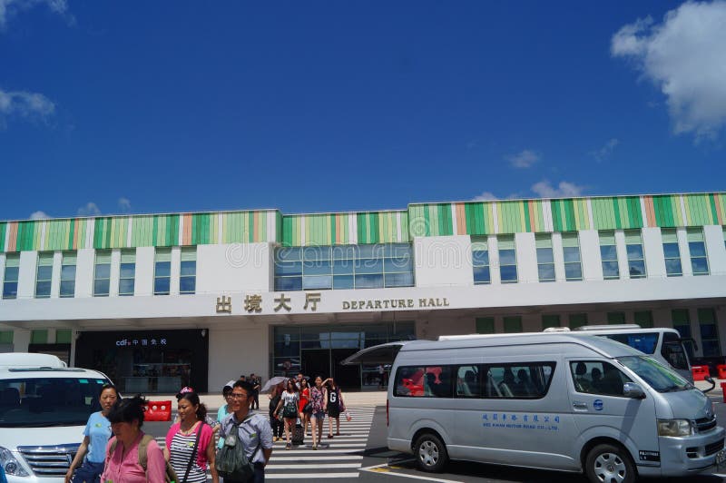 Zhuhai Hengqin port w Chiny, obraz royalty free Zhuhai Hengqin port w Chiny, obraz royalty free