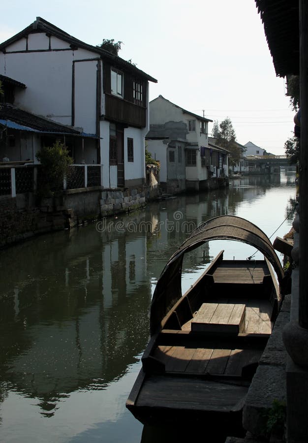 Zhujiajiao royaltyfria bilder Zhujiajiao royaltyfria bilder
