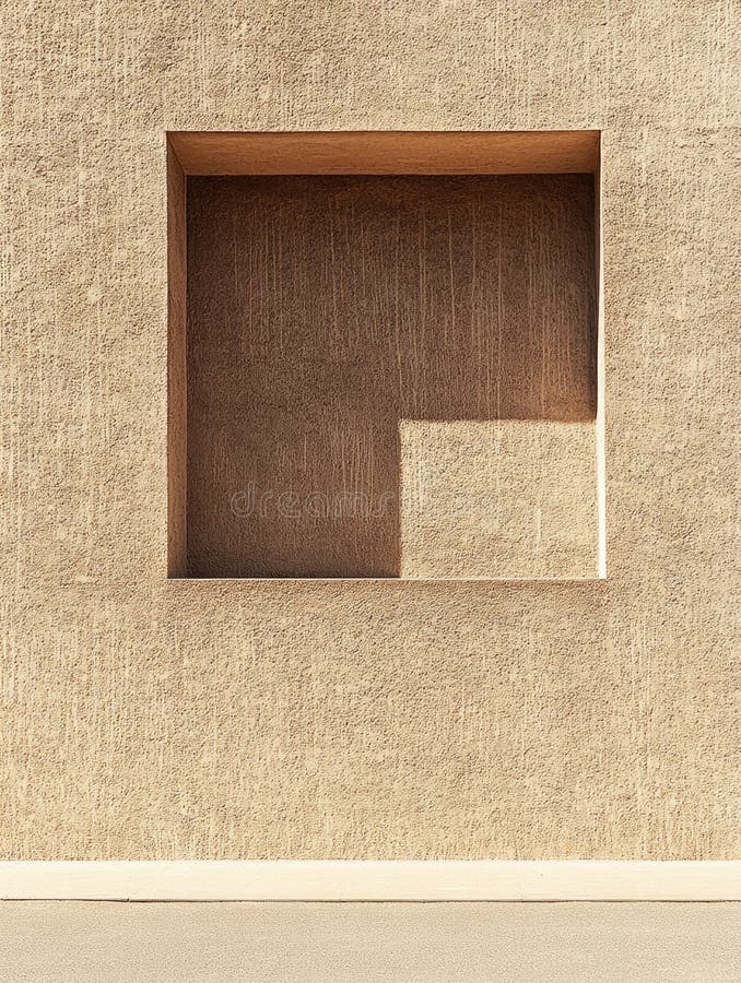 Ziegelwand mit kleinem Fenster lizenzfreie stockfotografie
