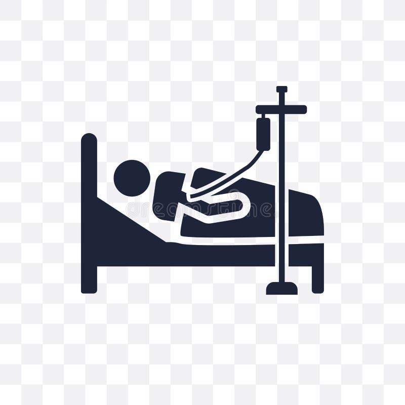 Ziekenhuisopname transparant pictogram Het ontwerp van het ziekenhuisopnamesymbool royalty-vrije illustratie Ziekenhuisopname transparant pictogram Het ontwerp van het ziekenhuisopnamesymbool royalty-vrije illustratie