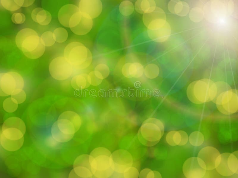 Green & yellow blur bokeh with lens flare wallpaper. Green & yellow blur bokeh with lens flare wallpaper