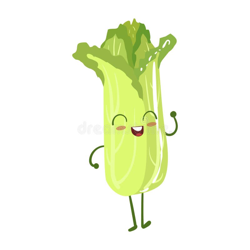 Zielonej sałatki Anime Ślicznej Zhumanizowanej Uśmiechniętej kreskówki charakteru Emoji wektoru Jarzynowa Karmowa ilustracja ilustracji Zielonej sałatki Anime Ślicznej Zhumanizowanej Uśmiechniętej kreskówki charakteru Emoji wektoru Jarzynowa Karmowa ilustracja ilustracji