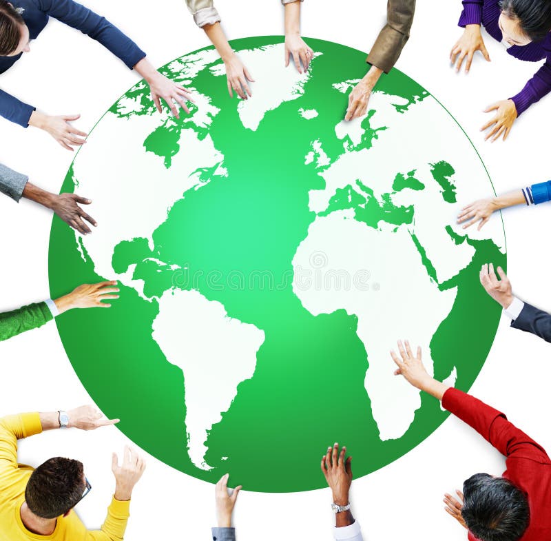 Zielony Biznesowego środowiska konserwaci Globalny pojęcie