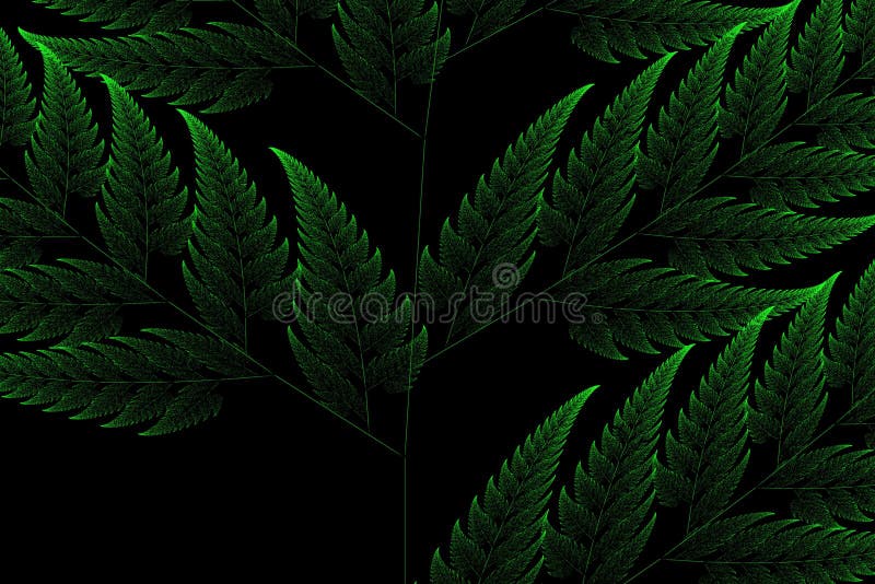 Zielony fractal tło obraz royalty free Zielony fractal tło obraz royalty free