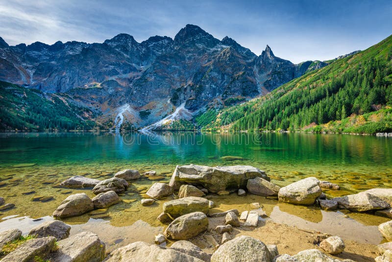 Morskie Oko Tatry Polska Zdj Cie Stock Obraz Z O Onej Z Sistani