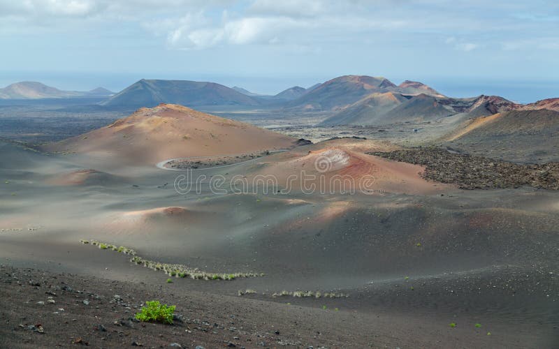 Because of the spectacular fields of solidified lava that make up the island of Lanzarote, Spain, the Timanfaya National Park is the land of volcanoes. Different volcanic eruptions and magmatic activity throughout history turned this land into what we see today. Because of the spectacular fields of solidified lava that make up the island of Lanzarote, Spain, the Timanfaya National Park is the land of volcanoes. Different volcanic eruptions and magmatic activity throughout history turned this land into what we see today.