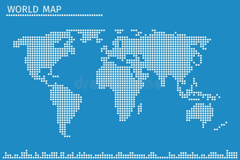 Ziemskiej kuli ziemskiej światowa mapa kropka wektoru ilustracja ilustracja wektor Ziemskiej kuli ziemskiej światowa mapa kropka wektoru ilustracja ilustracja wektor