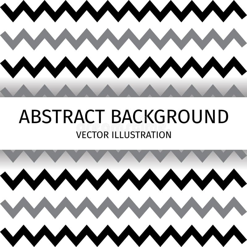 Zigzag Chevron Striped Background stock illustration