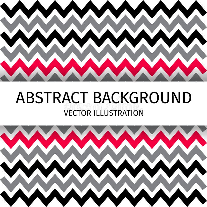 Zigzag Chevron Striped Background stock illustration