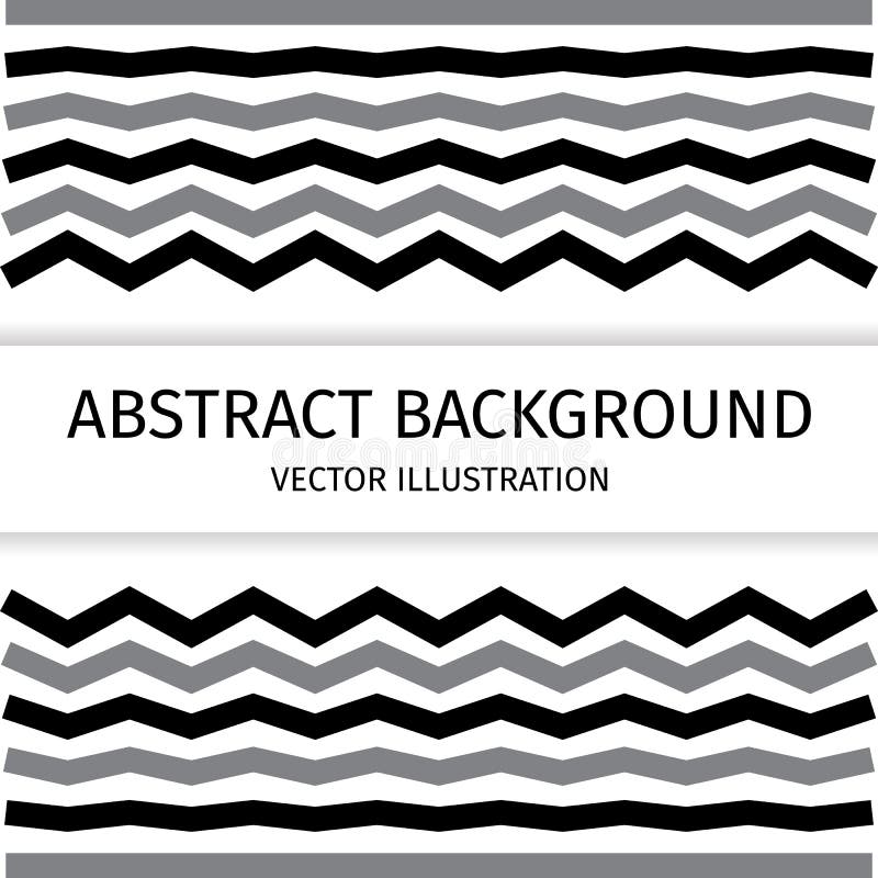 Zigzag Chevron Striped Background stock illustration