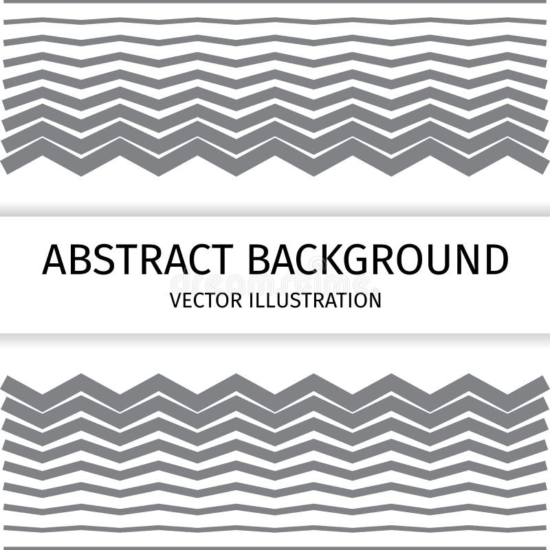 Zigzag Chevron Striped Background stock illustration