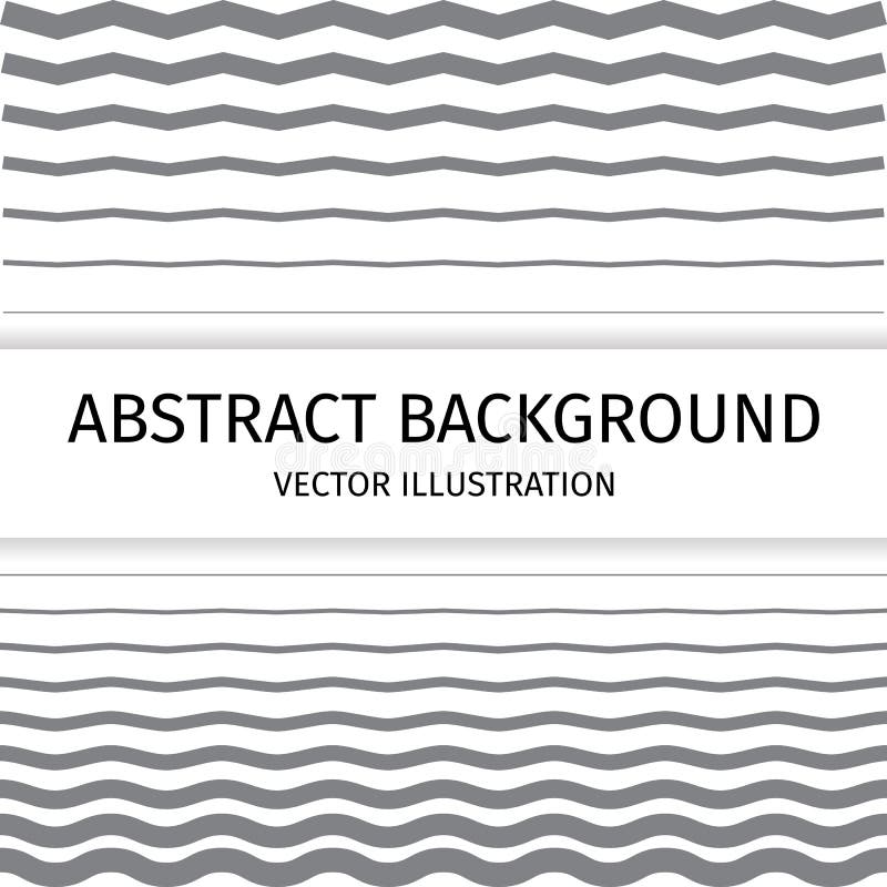 Zigzag Chevron Striped Background stock illustration