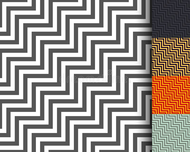 Zigzag diagonale Modello geometrico classico illustrazione vettoriale Zigzag diagonale Modello geometrico classico illustrazione vettoriale