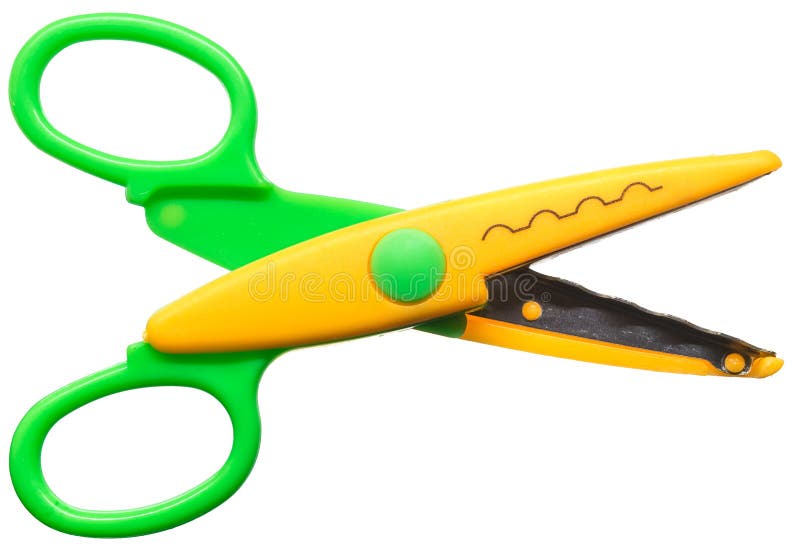 Zigzag scissors Stock Photo by dezign56