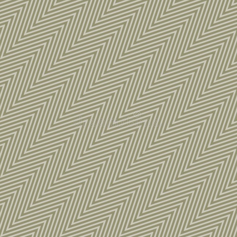 Zigzag stripes seamless pattern. Vector diagonal chevron texture. Sage color vector illustration